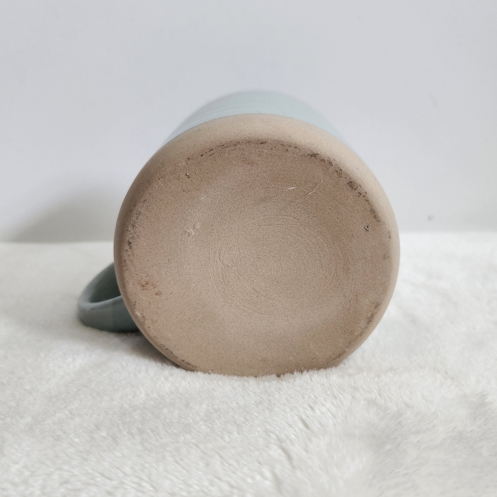 Ceramic Stoneware Glazed Speckled Duck Egg Blue Coffee Cup Mug XL 20 Oz - Picture 11 of 11